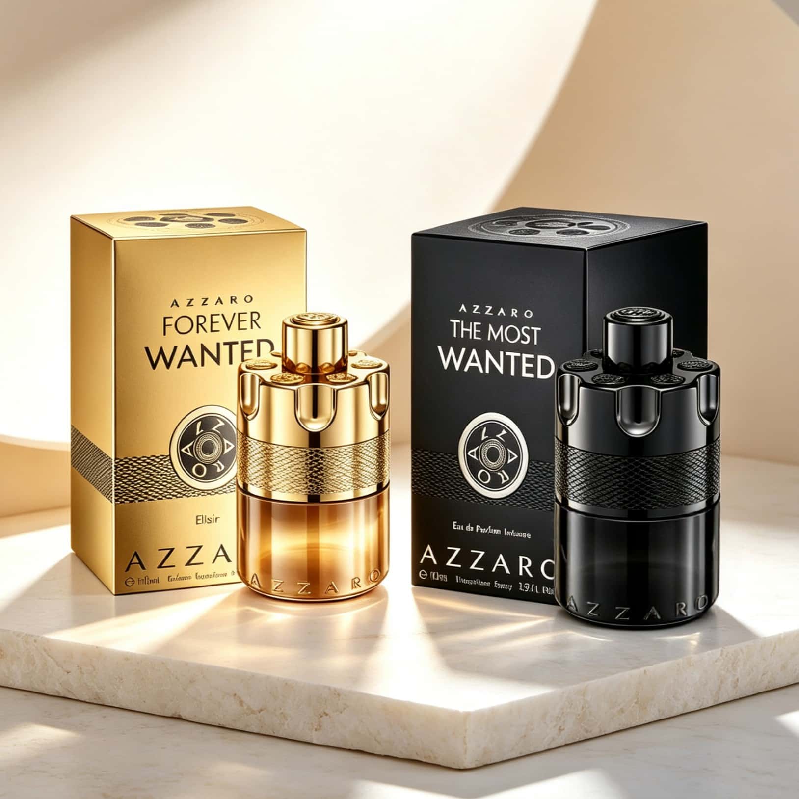 Perfume Alcohol Fragrance - Azzaro Wanted, set de 2 perfumes: