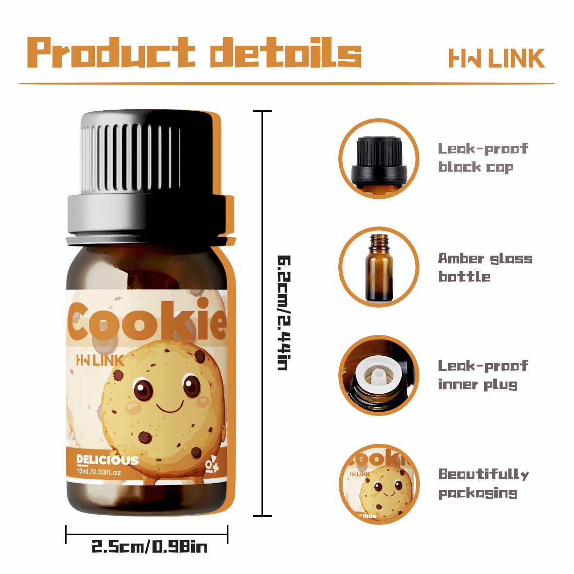 Aceites Aromáticos de Galleta  - Perfume Fragrance Oil reseña y precio