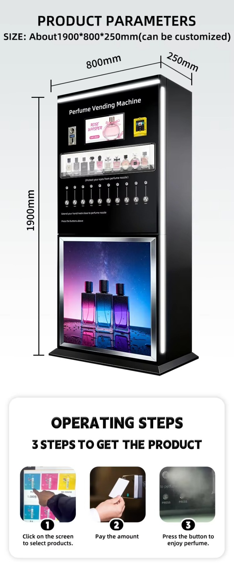 Máquina Inteligente para Venta - Perfume Fragrance Sale reseña y precio
